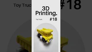 Building a Powerful Yellow Dump Truck! 🚛💛 #3dprinting #bambulab #shorts