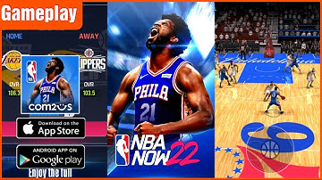 NBA NOW 22 GAMEPLAY ANDROID IOS