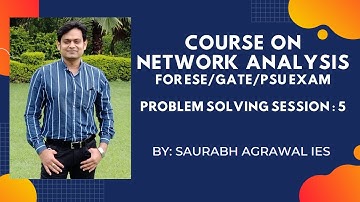 #NETWORKANALYSIS : PROBLEM SOLVING  SESSION 5 (KCL/KVL based problems)