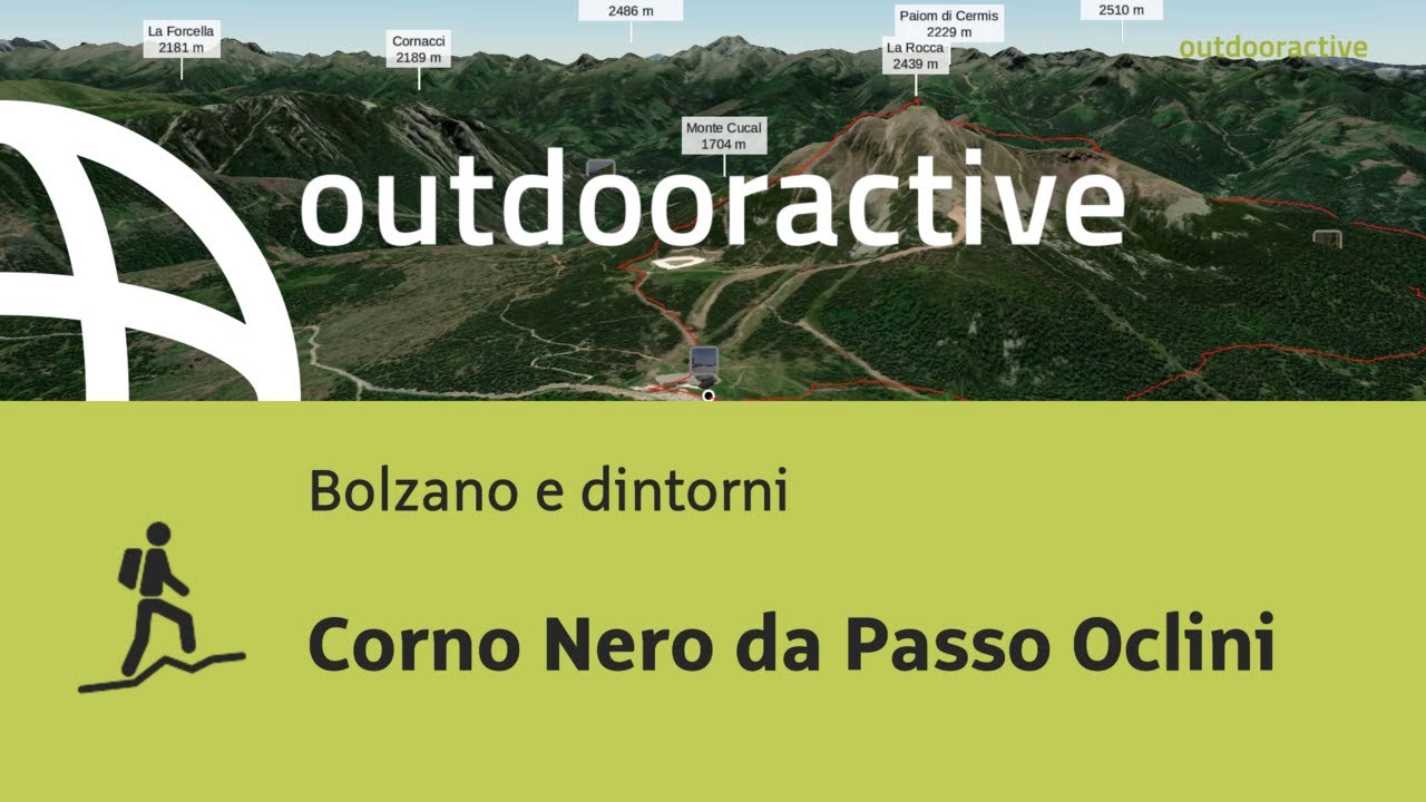 Corno Nero da Passo Oclini