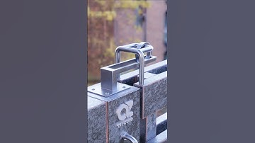 Simple Minimalist Gate Door Lock Mechanism #Shorts #Lock #Latch