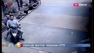 Pelaku Bonceng Tiga, Aksi Pencurian Sepeda Motor di Halaman Sekolah Terekam CCTV - BIP 14/01