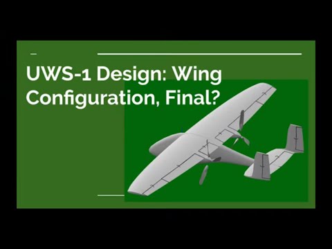 UWS-1Design: Final?  Wing Configuration