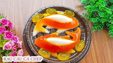 Cách Làm Thạch Rau Câu Cá Chép Thỏi Vàng Tiễn Ông Táo