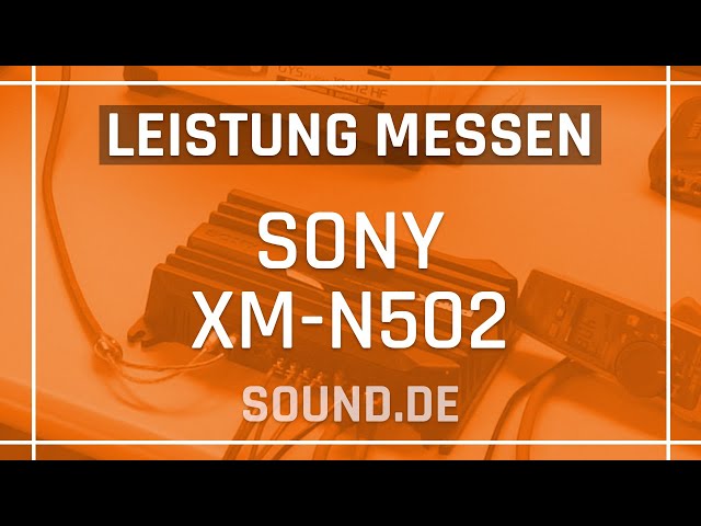 Sony XM-N502 - Leistungsmessung 2-Kanal Endstufe - YouTube