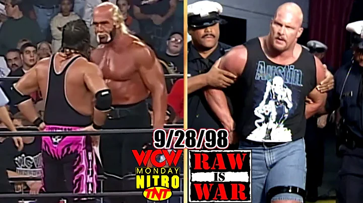 WWF RAW vs. WCW Nitro - September 28, 1998 Full Breakdown - Austin Zamboni - First Ever Hogan v Bret
