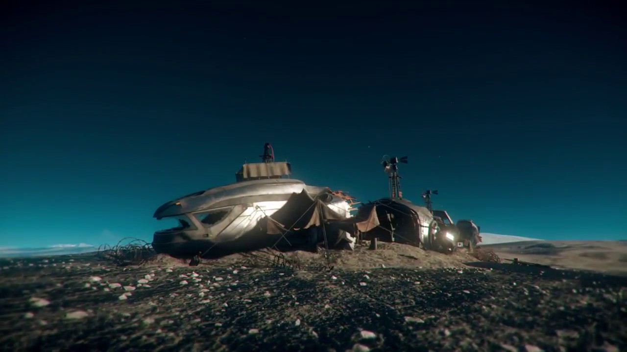 Star Citizen Derelict ship day night cycle YouTube