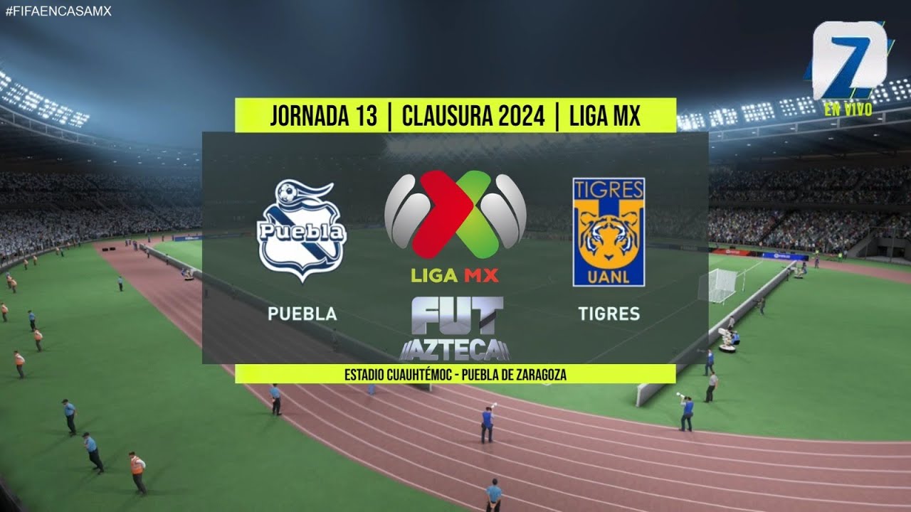 Puebla vs Tigres | Jornada 13 LIGA BBVA MX | Clausura 2024 FIFA22 - YouTube