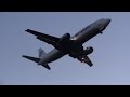 Боинг 737-400 UTair посадка в Ростов (URRR)