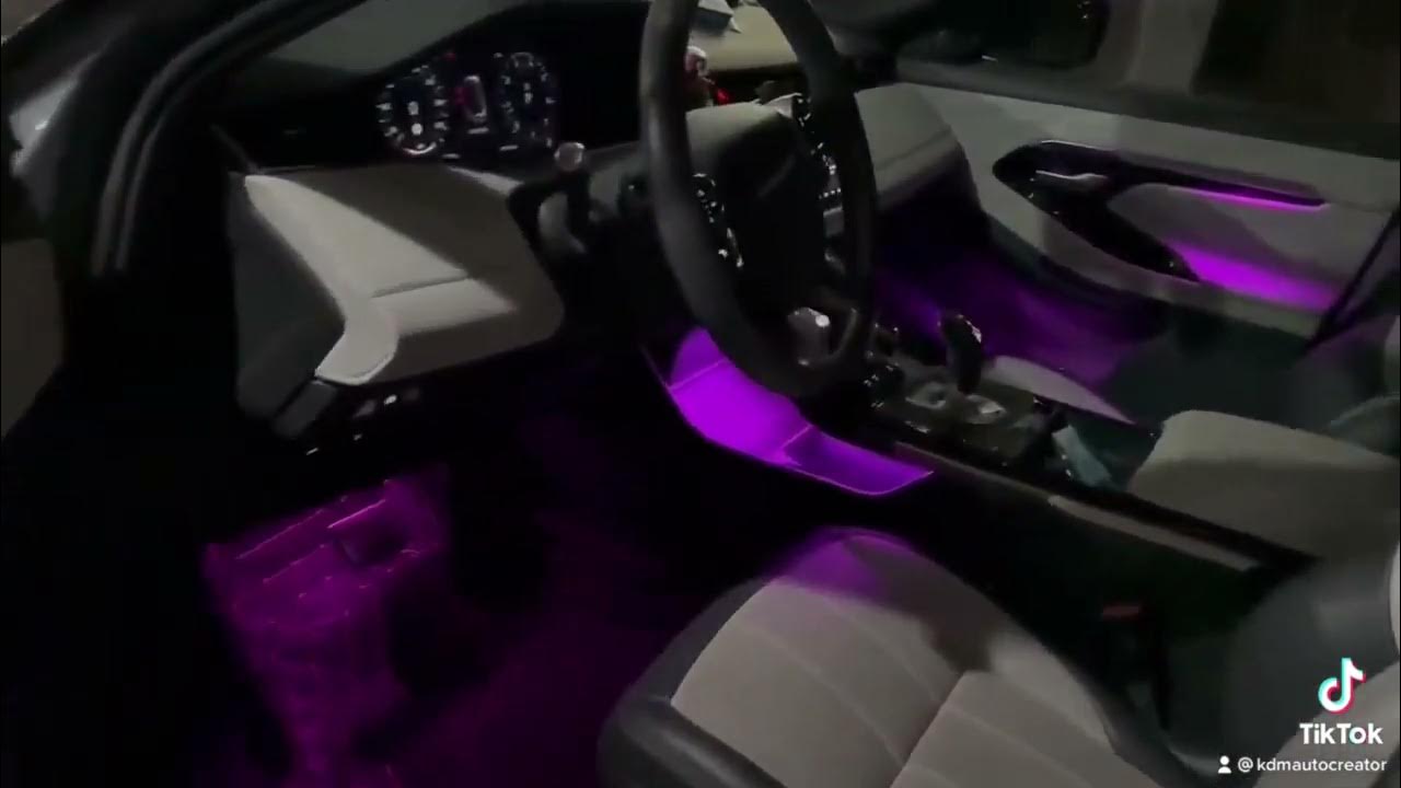 Range rover Evoque ambient change light YouTube