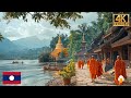 Luang prabang laos incroyable ancienne ville bouddhiste de plus de 1000 ans 4k u.