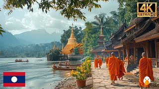 หลวงพระบาง สปป.ลาว🇱🇦 อัศจรรย์! เมืองพุทธโบราณที่มีอายุกว่า 1,000 ปี (4K UHD)