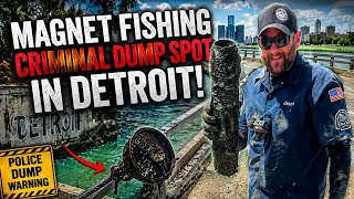We Found a Criminal Dumping Spot in Detroit Magnet Fishing