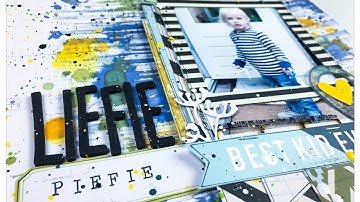 Mixed Media - Scrapbooking process video - #3 scraplift (english) distress ink