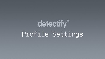 Profile Settings