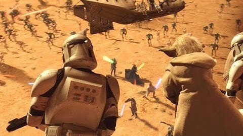 Star Wars Episode II - Attack of the Clones - The Battle of Geonosis (Part I) - 4K ULTRA HD.