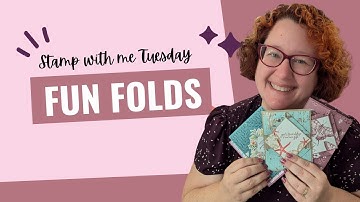 Stamp With Me Tuesday - Easy Diamond Gate Fold Card