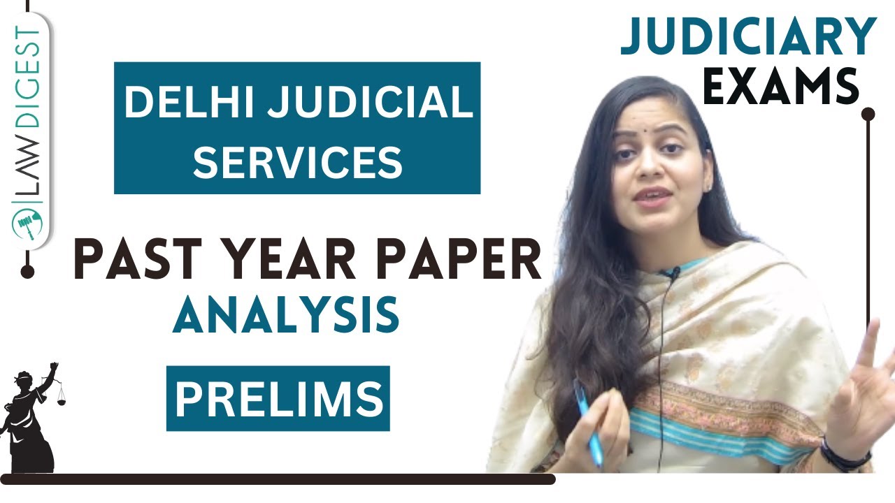DJS Prelims PYQ Analysis | Delhi Judiciary Preparation | Upcoming Judiciary Exams