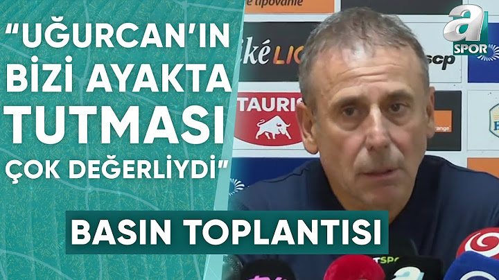 Ruzomberok 0-2 Trabzonspor Abdullah Avcı Maç Sonu Basın Toplantısı / UEFA Avrupa Ligi 2. Eleme Turu