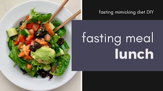 How to prep lunch for Fasting Mimicking Diet DIY