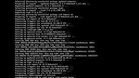 Instalasi dan konfigurasi SSH server ubuntu server 16.04