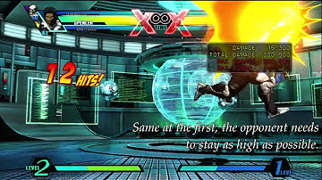 UMvC3: Spencer zip loop (strong corner-to-corner solo combo)