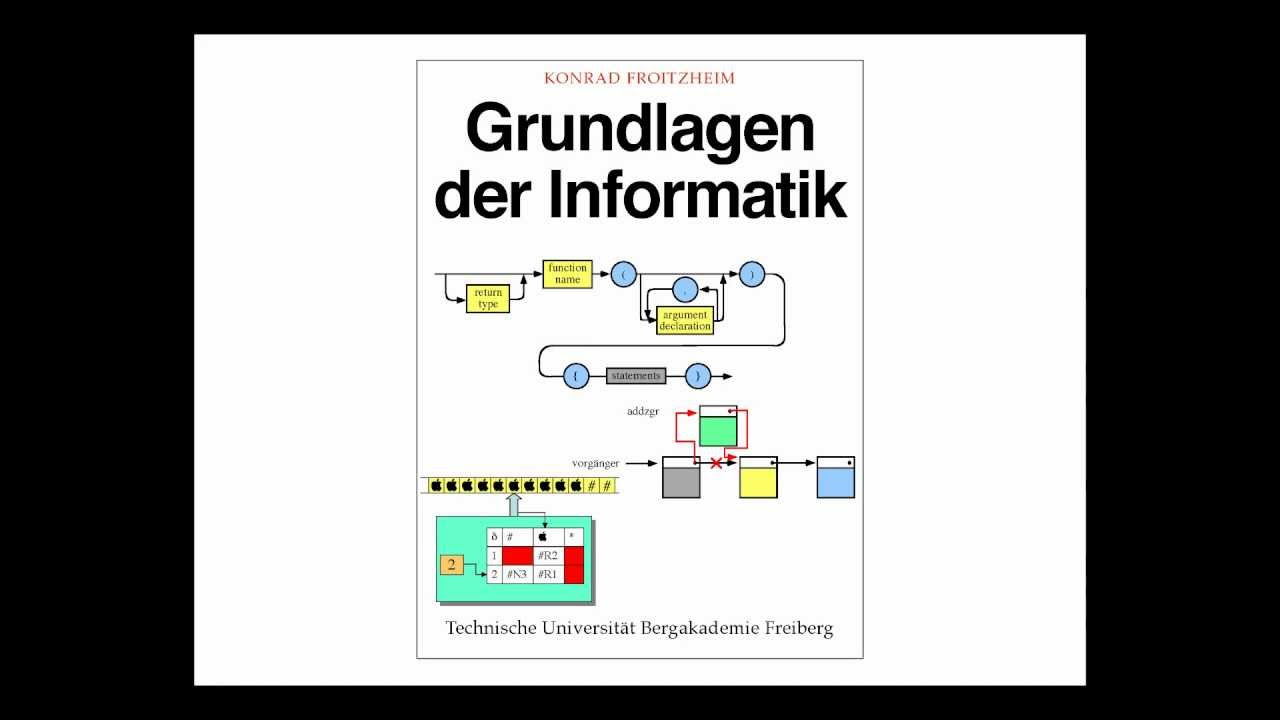 New Update Grundlagen der Informatik, Professor Froitzheim, Vorlesung 01, Teil I, 09.10.2012