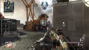 Amazing Black Ops 2 Across-Map Combat Axe on Carrier!!