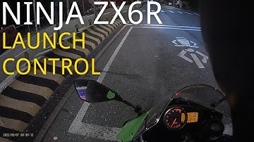 NINJA ZX6R LAUNCH CONTROL🚀 | NINJA ZX6R VS TMAX 530