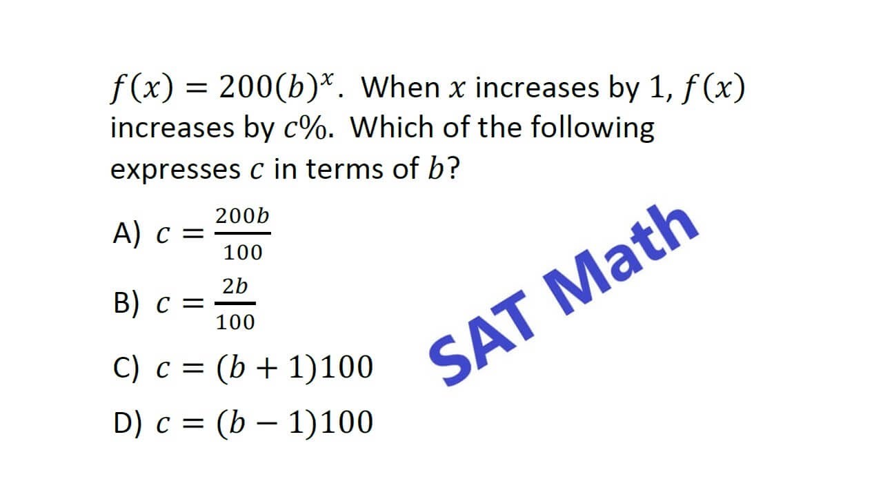 SAT Math - YouTube