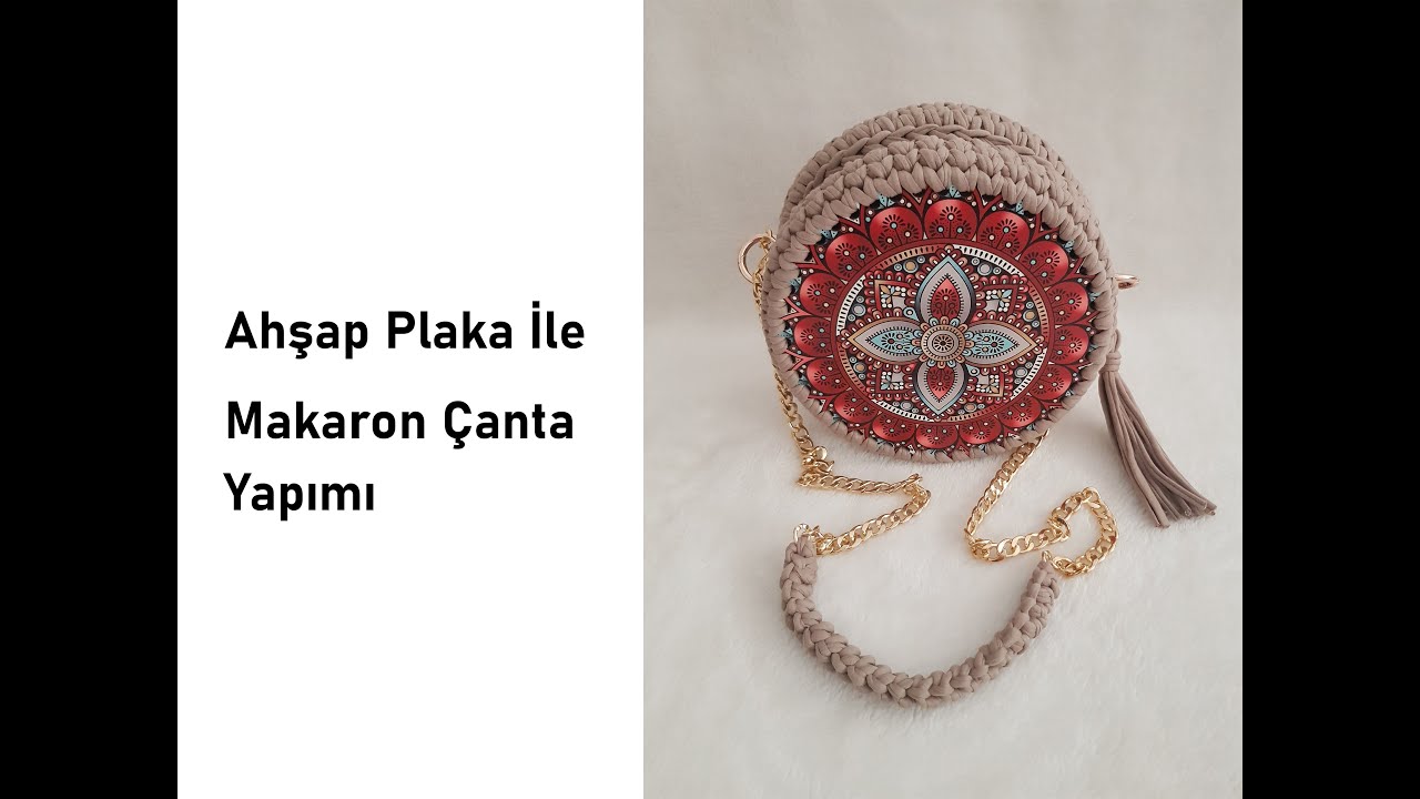 Ahşap Plaka İle Makaron Çanta Yapımı