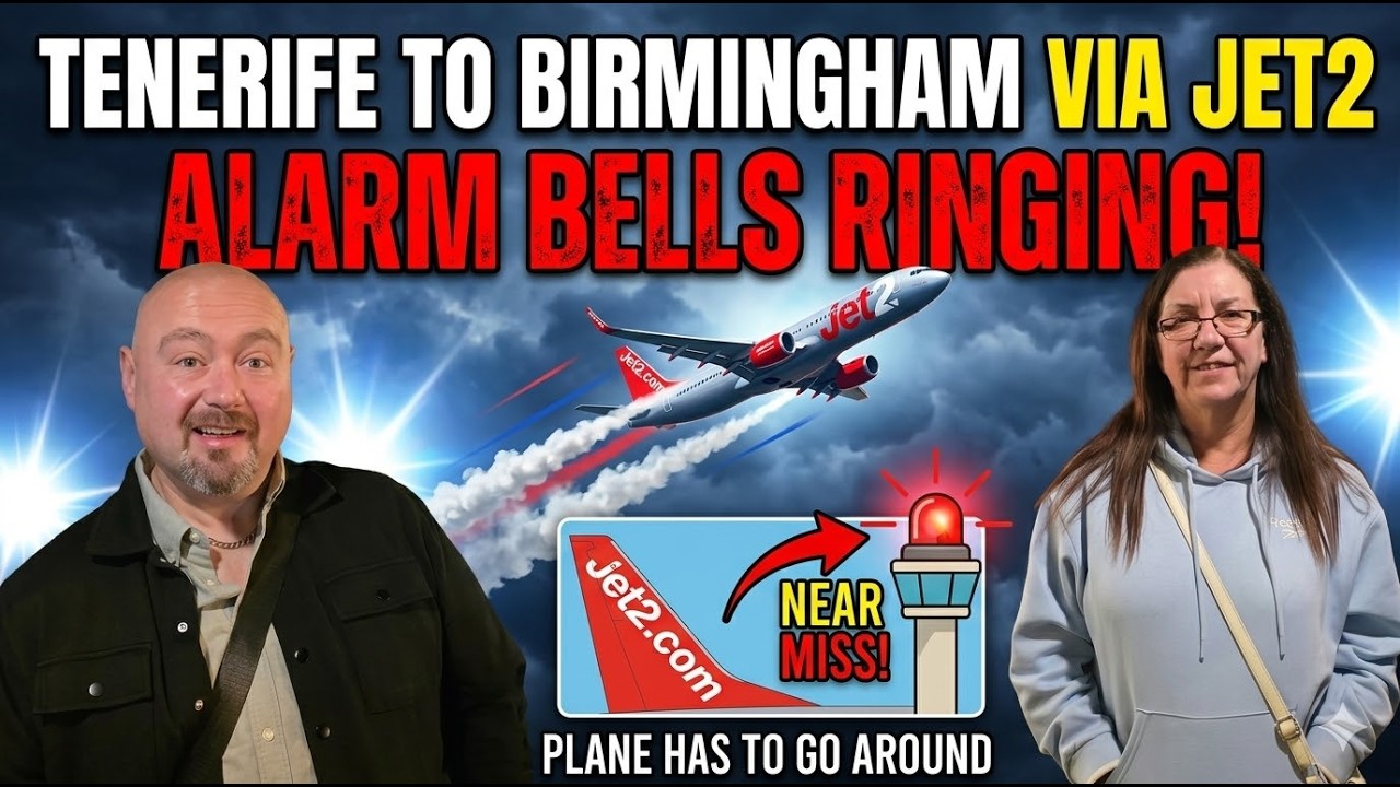 ALARM Bells Ringing At Tenerife South Airport and Near Miss On Jet2!!!