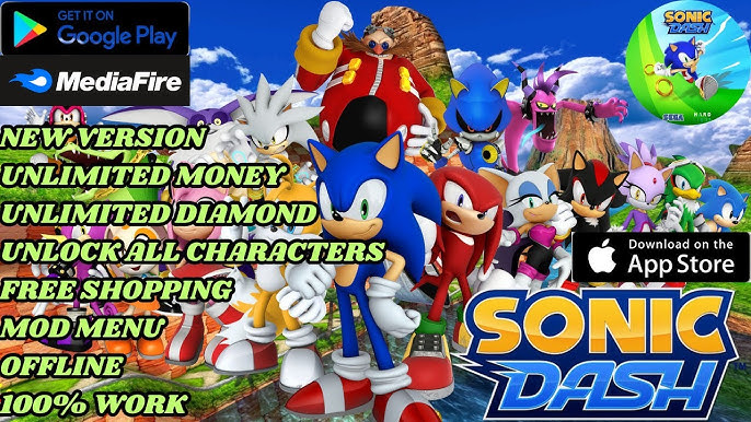 Sonic Dash Features