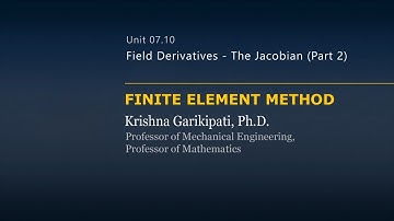 Field Derivatives: The Jacobian — Lesson 6 — Part 2