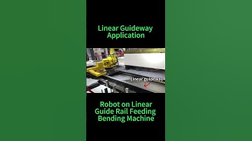 Robot on Linear Guide Rail Feeding Bending Machine | Precision Automation in Action