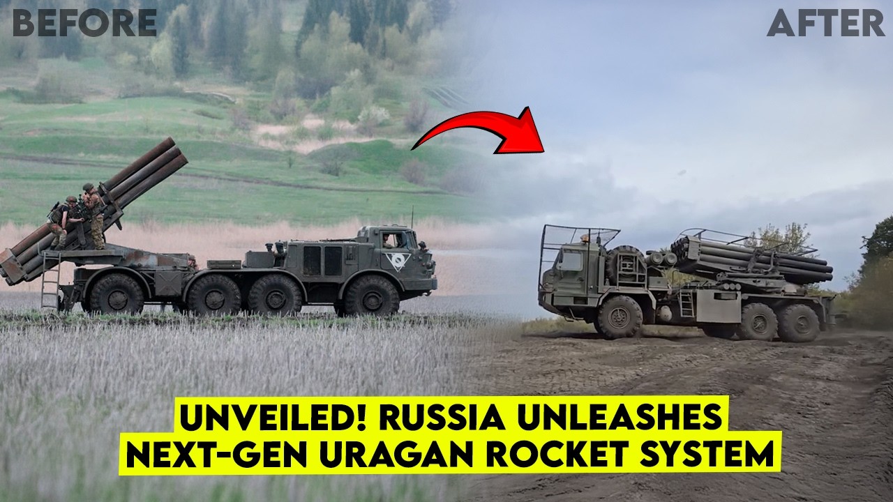 Russia Unveils Next-Gen BM-27 Uragan Rocket System - YouTube