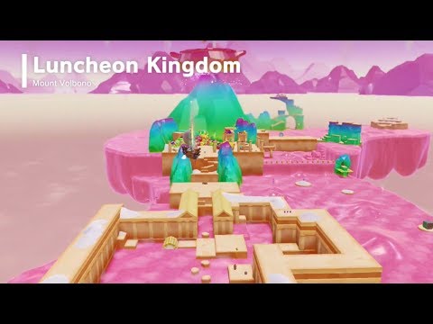 Video: Super Mario Odyssey - Mount Volbono, Die Bruten Sind Nach Einigem Kochen Und Unter Den Käsesteinen