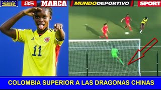 ASI REACCIONA PRENSA ESPAÑOLA A VICTORIA DE COLOMBIA vs CHINA MUNDIAL FEMENINO SUB 17 INDIA