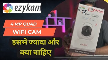 "CP Plus 4MP Quad HD WiFi Camera E41A - Unboxing, Setup, and Review" Enjoy a 4 mp wifi cam at a l...