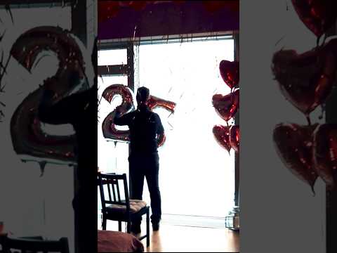 Сюрприз на на день рождения #др #сюрприз #25лет
