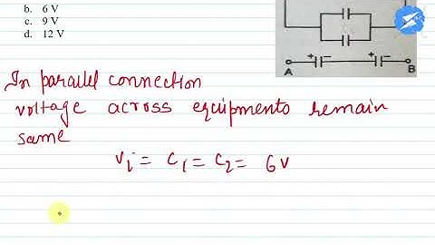 two identical parallel-plate capacitors are connected in parallel and joined to a 6 v... |SnapSolve