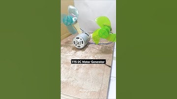 775 DC Generator • DC Motor #tech #experiment #energyconversion