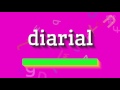 Comment dire journal   journal how to say diarial diarial