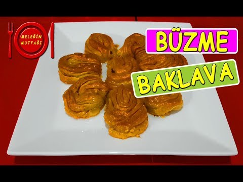 Büzme Baklava Tarifi - Pratik Baklava Nasıl Yapılır- Nefis Lezzetli Baklava Yapımı