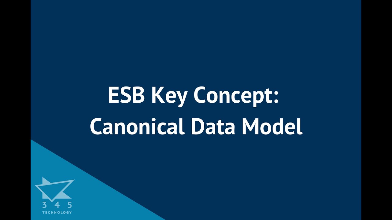 ESB Key Concept Canonical Data Model
