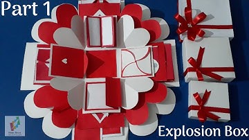 Explosion  box tutorial for Valentine