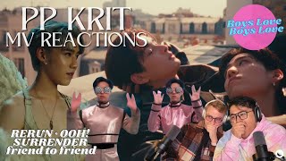 Download Lagu PP Krit Reactions: 'RERUN' + 'Ooh!' + 'Surrender' + 'friend to friend' | Boys Love Reactions MP3