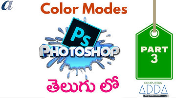 Types of Color modes  in telugu 03 (Photoshop) (www.computersadda.com)