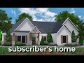 Building a subscriber their dream home in bloxburg 2