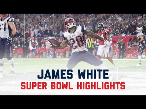 James White Sets Super Bowl Record | Patriots vs. Falcons | Super Bowl Player Highlights